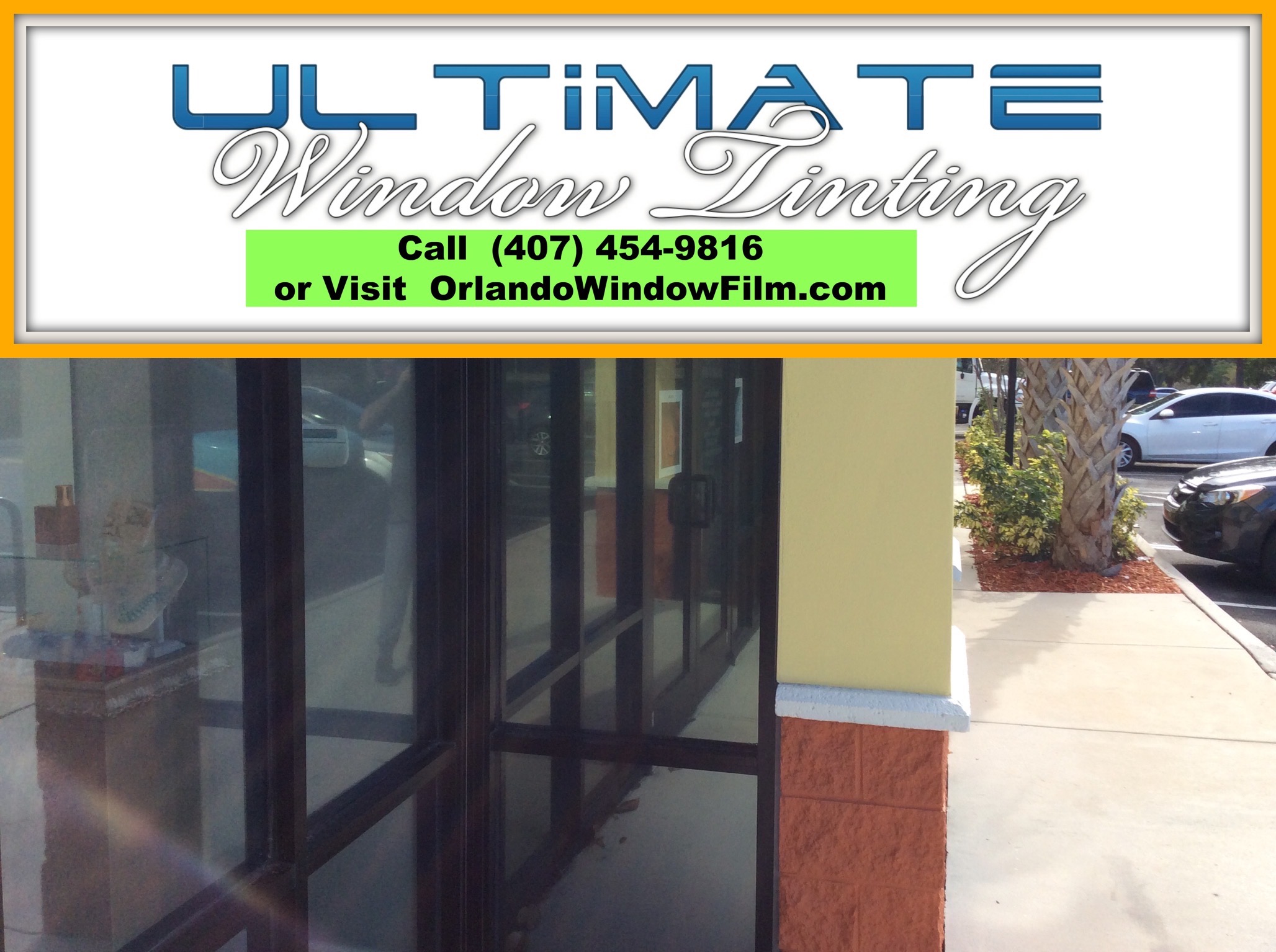 Graffiti Prevention Window Film in Orlando